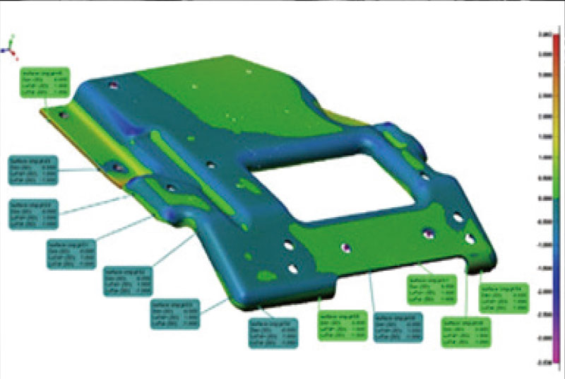 FULL SCALE 3D MEASURING DEVICE